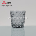 Juice Glass Retro Embossed Glass Hotel Household Items